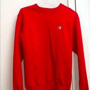 Red Champion Crewneck Sweater Size S